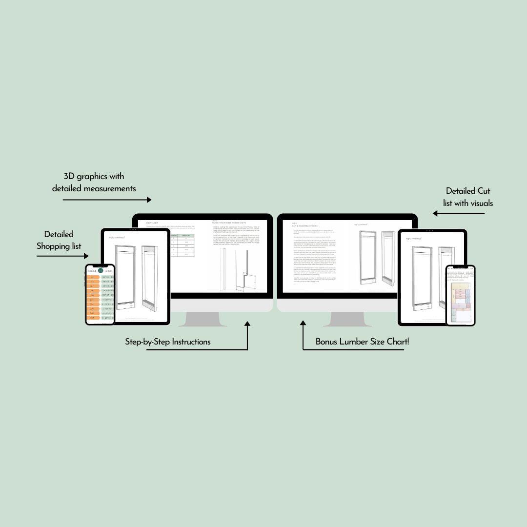 Skinny Behind The Door Shelf Printable Plans