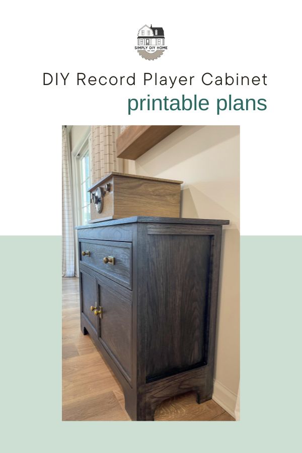 Record Player Cabinet Printable Plans